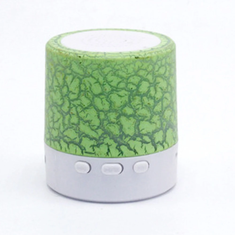 

LED Light MP3 Crack Music Player Audio Mini Wireless Subwoofer Color Change Portable Bluetooth Speaker Loudspeaker Stereo USB