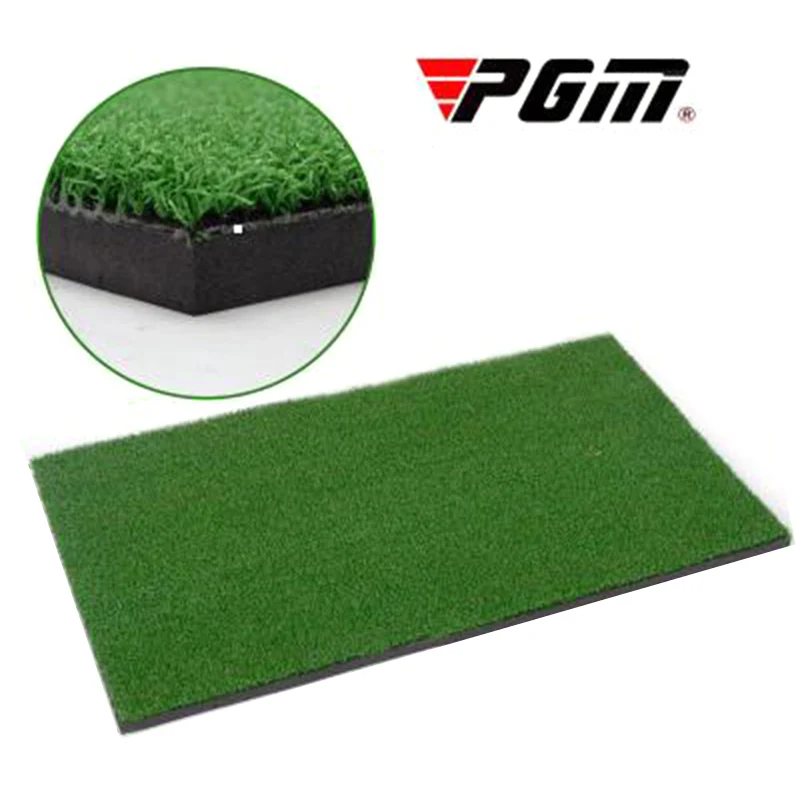 PGM Brand high quality Indoor Backyard Golf Mat Training Hitting Pad Practice Rubber Tee Holder Grass Mat Grassroots Green 60x30