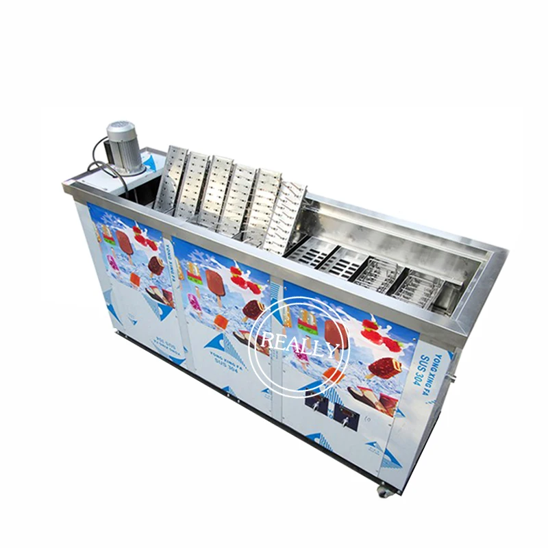 350KG Big capacity Ice lolly making machine 4200W popsicle sticks maker