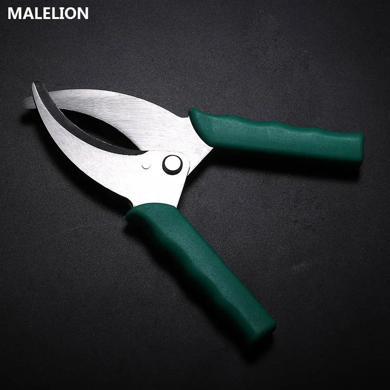 

Hot Farm Green Rubber Handle Cut Pruning Tree Scissors Garden Pruning Tools Fruit Tree Cherry Orchard Cutting Ring Knife
