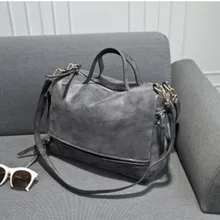 2016 neu Kommen frauen Schultertasche Nubukleder Vintage Umhängetasche Motorrad Umhängetaschen frauen Tasche