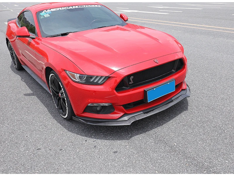 Подходит для Ford Mustang спойлер 2 двери Mustang черный Высококачественный спойлер заднего крыла из углеродного волокна