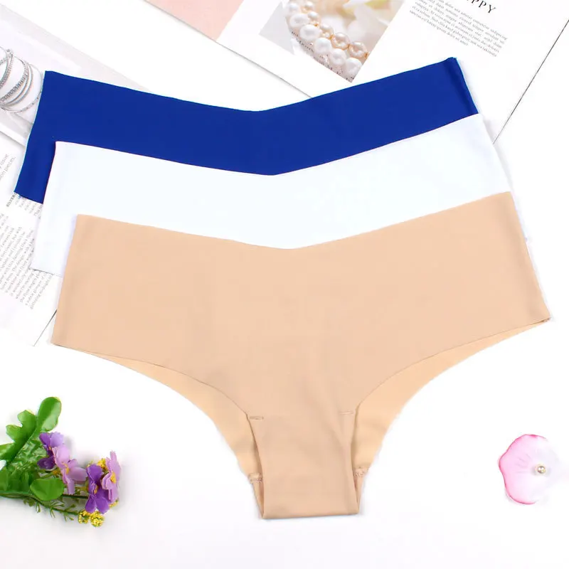 Briefs for Women Color Cotton bikini Women's Breathable Sexy Panties Seamless Girl Comfort Underwear Low Rise Panty Plus EU Size (2)