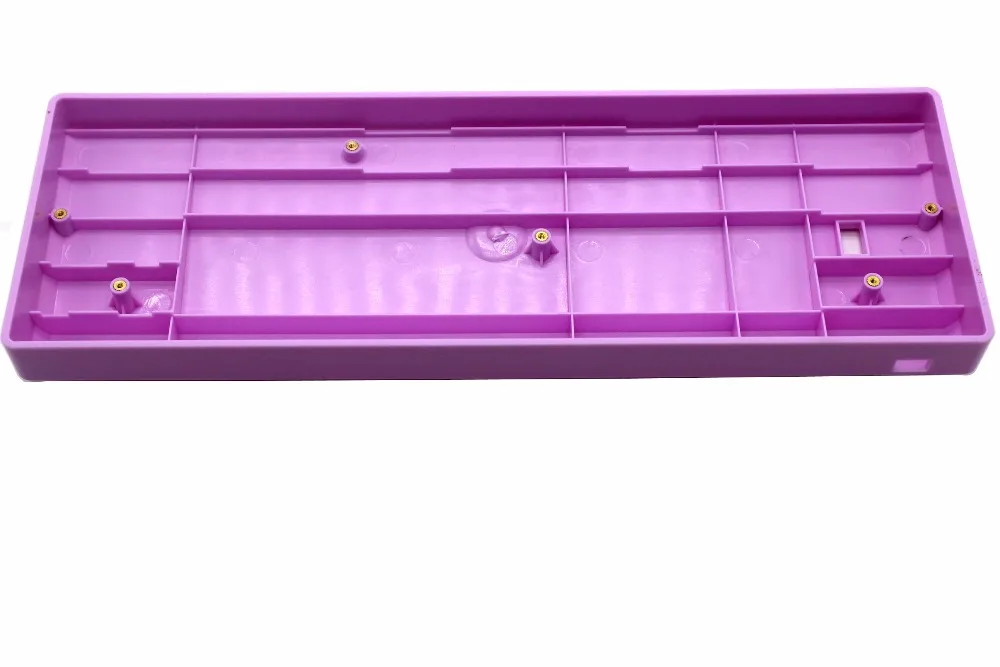 Розовая и фиолетовая мини клавиатура GH60 пластиковый чехол для 60% механической