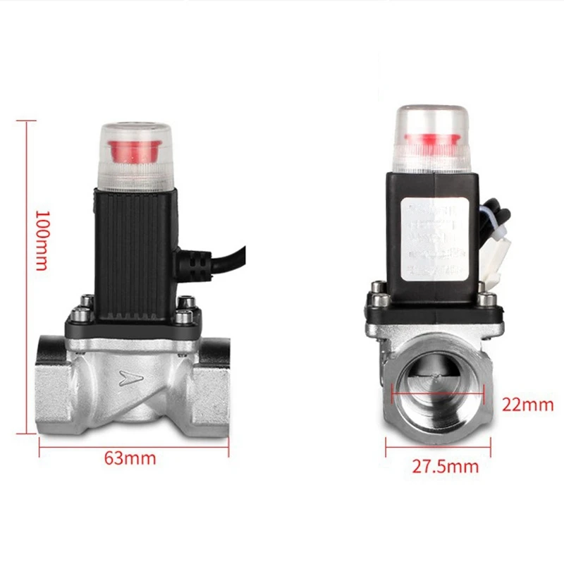 Ceny Reset ręczny G1 2 Cal G3 4 Cal gazu ziemnego w nagłych wypadkach zawór odcinający do domu palnego gazu automatyczne zawór gazowy elektromagnetyczny Va
