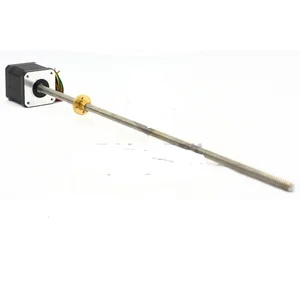 Blurolls части 3d принтера Ultimaker 2 Расширенный Z шаговый двигатель 12-24 В, 1.7A, с трапециевидной _ lead_srew TR 8*8 400 мм L - изображение