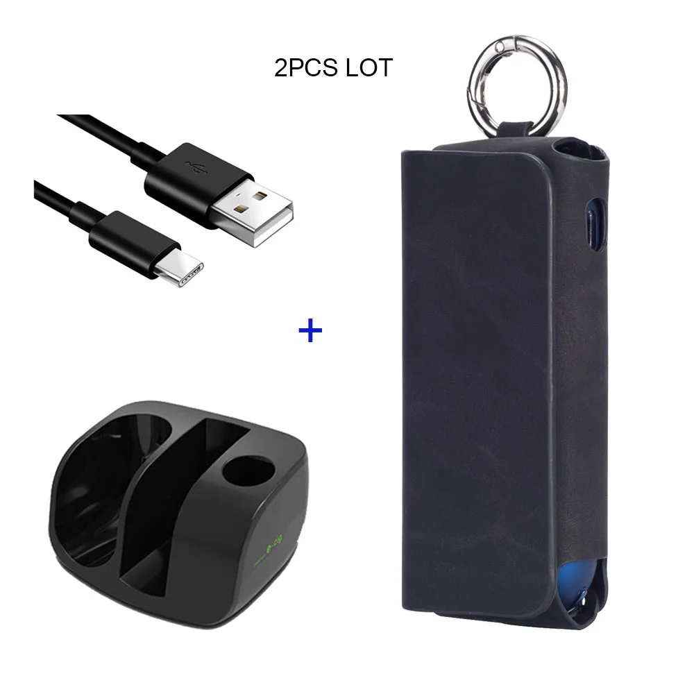 JINXINGCHENG кожаный чехол зарядное устройство с для Iqos 3,0 зарядка+ сумка защитный чехол для переноски сумка аксессуары