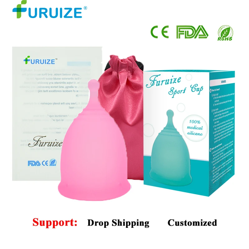 Copa menstrual Lady Cup Feminine Hygiene Menstrual Cup 100% Medical ...