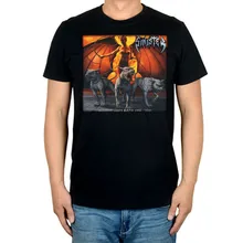 8 дизайнов Harajuku Sinister Rock брендовая мужская рубашка 3D Hellhound Hardrock heavy Dark Metal хлопок скейтборд camiseta