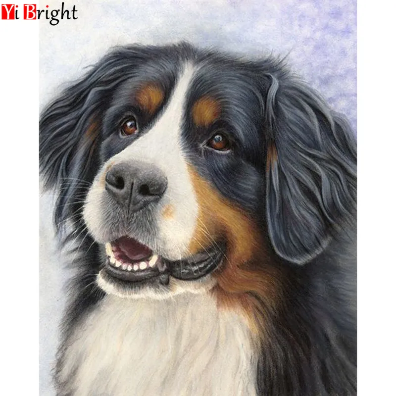 

Diamond Embroidered Animal Dog Mosaic Crystal 5D Cross Stitch Square/Round Diamond Painting DIY Sticker Decorative Painting XY1
