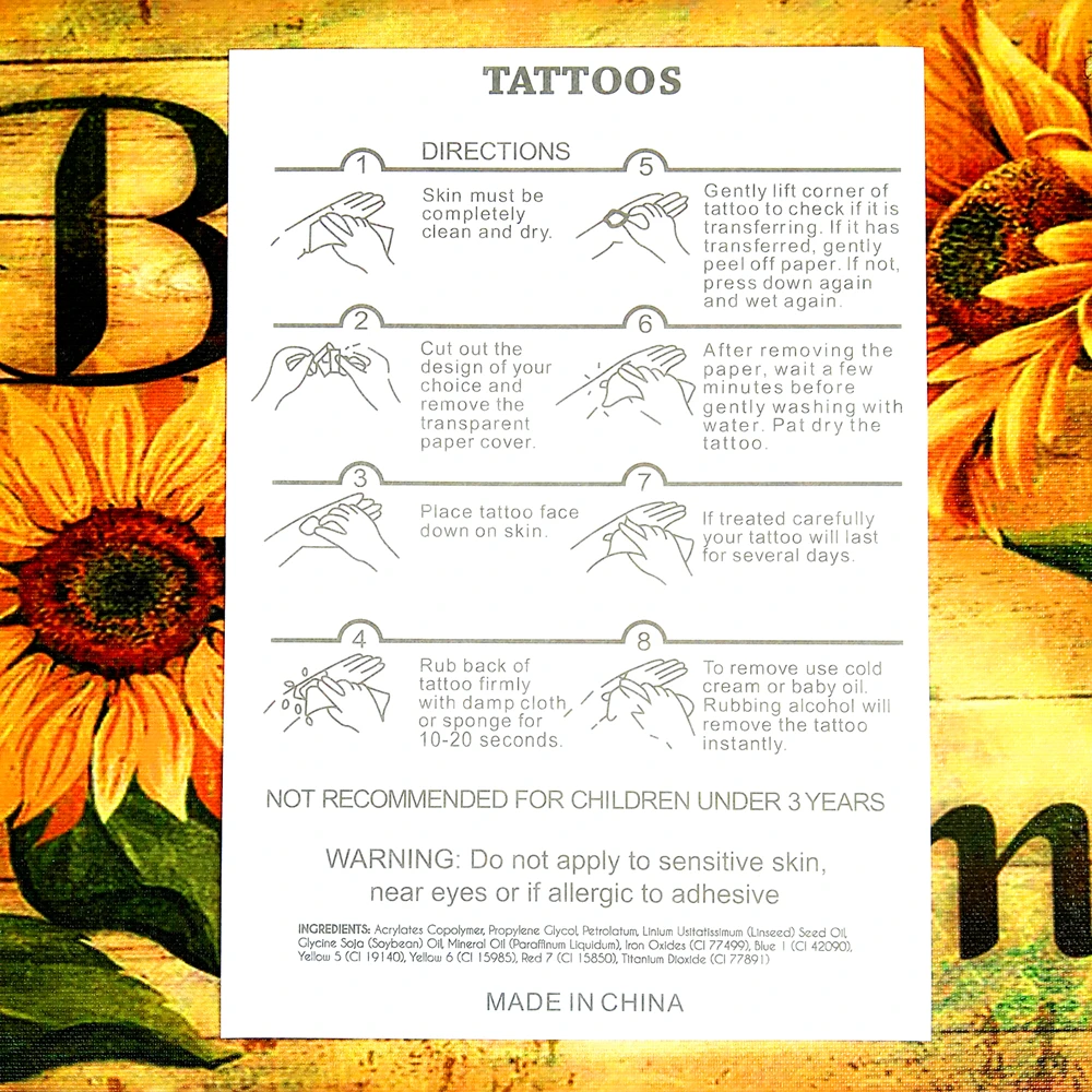 Nu-TATY Magpie 3d Временные татуировки боди-арт флэш тату стикер s 19*9 см водонепроницаемый тату домашний Декор стикер на стену