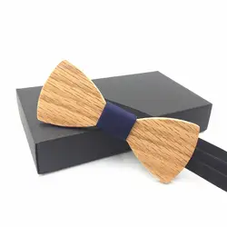 Лидер продаж формальный коммерческий деревянный галстук-бабочка мужской сплошной цвет брак галстуки для мужчин бабочка галстук дерево