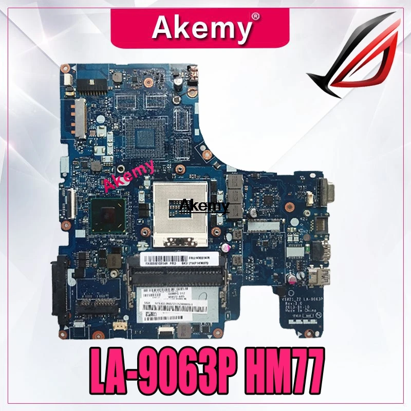 

Z500 motherboard LA-9063P HM77 DDR3 Free shipping For LENOVO Z500 Laptop Motherboard tested 100% work
