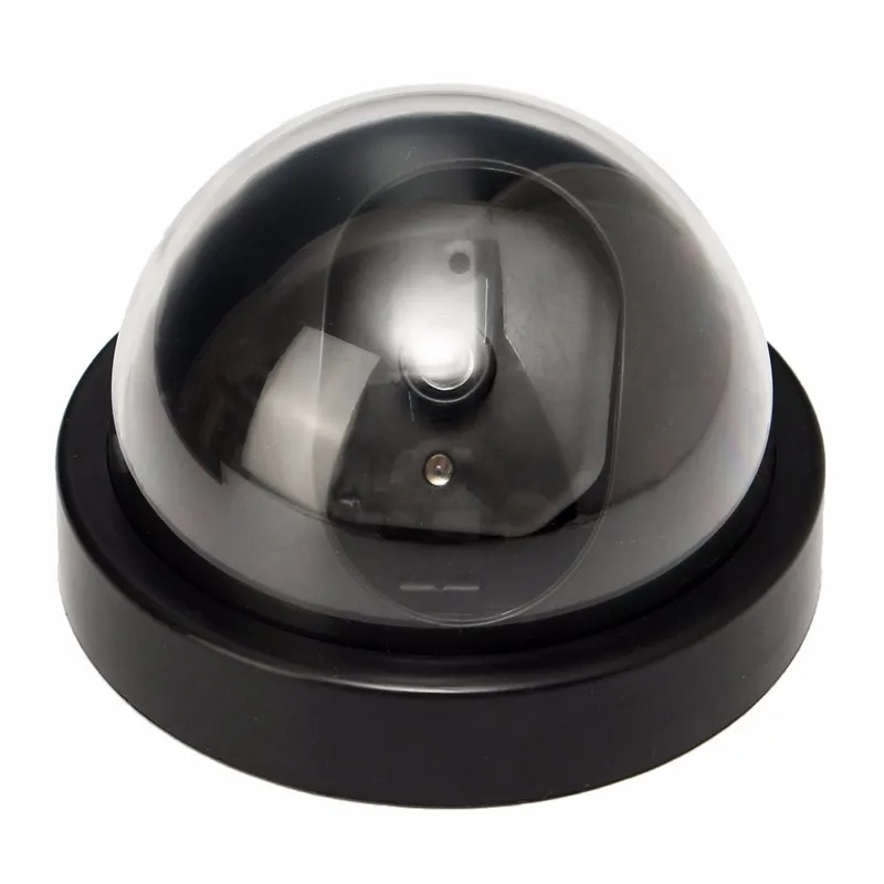 Dummy CCTV Dome Camera simulation Flash Blinking LED Fake Camera