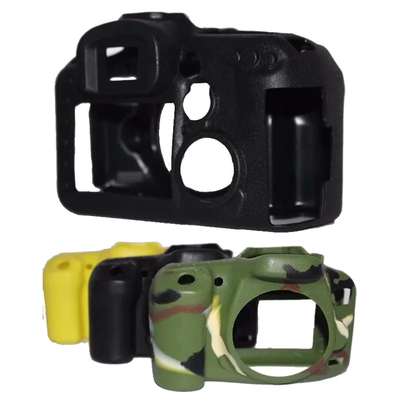 

Silicone Rubber Camera Bag Case For Canon EOS 7DII 7D Mark II 7D2 Protective Body Cover Soft with Hook