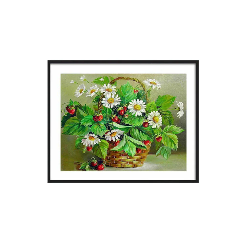 

Exquisite 5D Embroidery Painting Flower Rhinestone Paste DIY Painting Diamond Painting All Square Accessories Diamond Painting