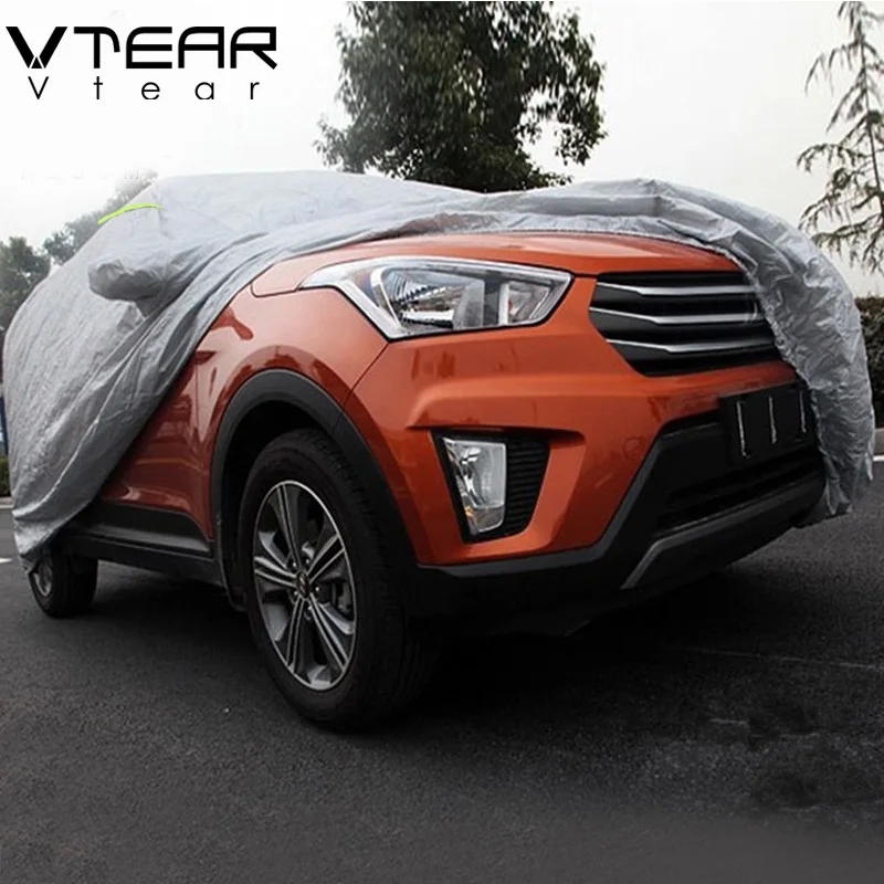 Vtear For Hyundai ix25 creta Car Covers SUV Cover Dustproof Resist snow