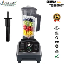 BPA бесплатно Коммерческий сорт таймер блендер миксер сверхмощная Автоматическая соковыжималка для фруктов кухонный комбайн дробилка льда смузи 2200 Вт