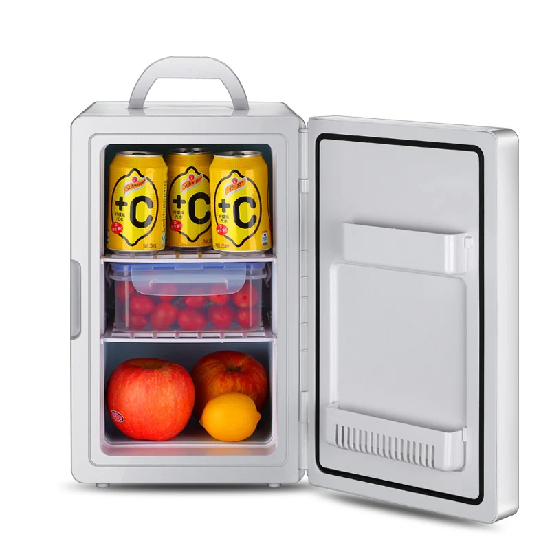 2 In 1 Mini Home Car Refrigerator 16L 12V / 220V Home Traval Use Mini Fridge Frigo Cooloer Box Car Fridge famous brand mini car refrigerator 10l heat cold dual use 12v 220v mini home single door home car fridge cooler box traval use