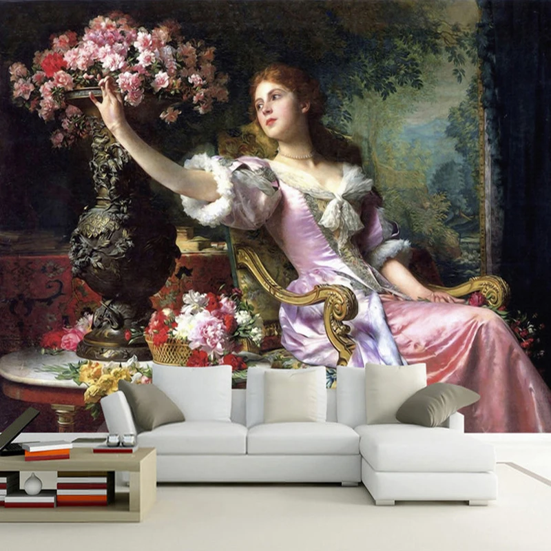 Custom-Photo-Wallpaper-European-Classic-Hand-Painted-Oil-Painting-Beauty-Rose-Living-Room-Bedroom-Background-Wall (3)