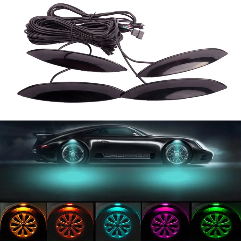 

Car Wheel Lights Decorative Ambience Car Explosion Flash Wheel Light Welcome Lamp Traffic Safety Alarm Light Eyebrow LED Light