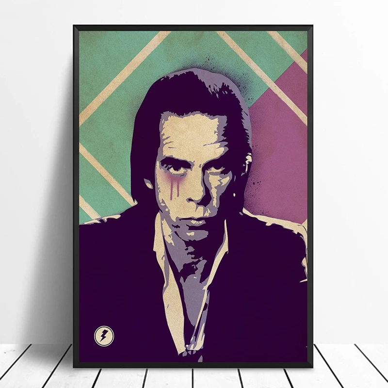 Nick Cave Music Poster Hip Hop Rap Music Band Star Poster Wall Art