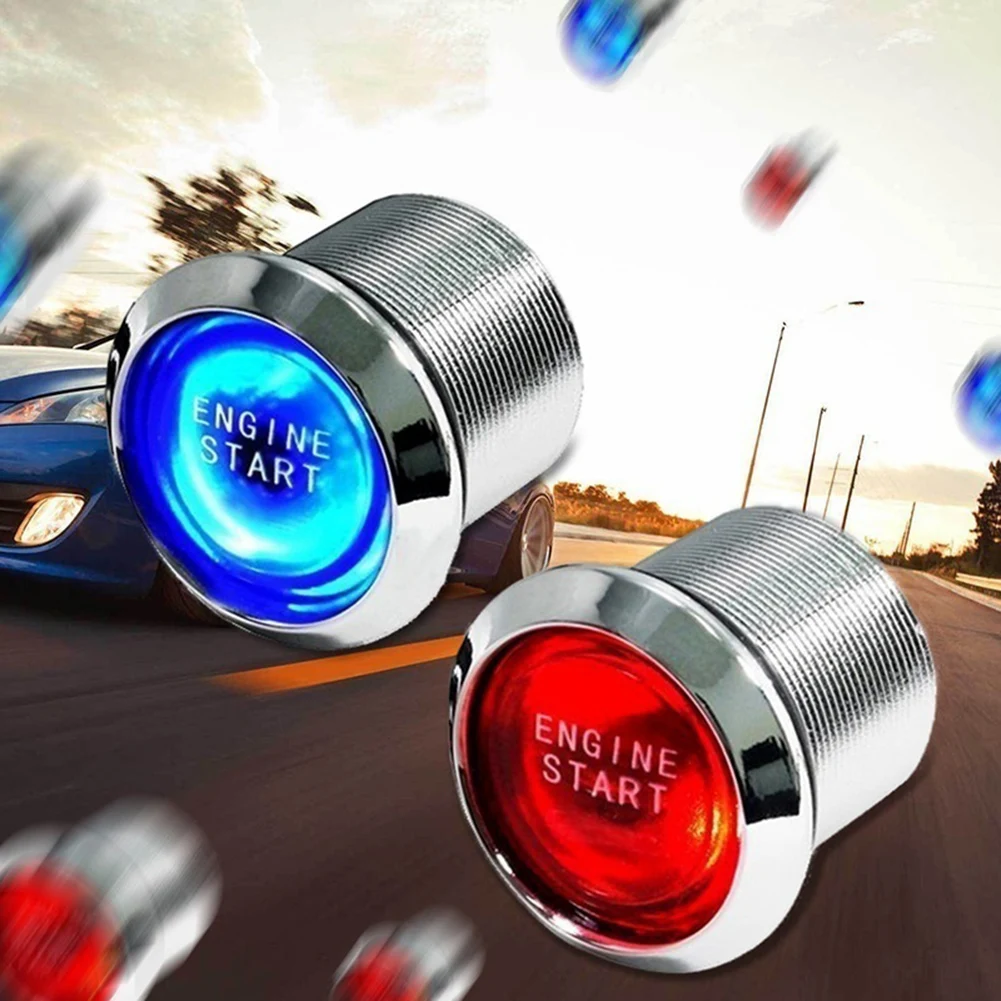  Car Engine Push Start Button RFID Engine Lock Ignition Keyless Entry System Go Push Button Engine S