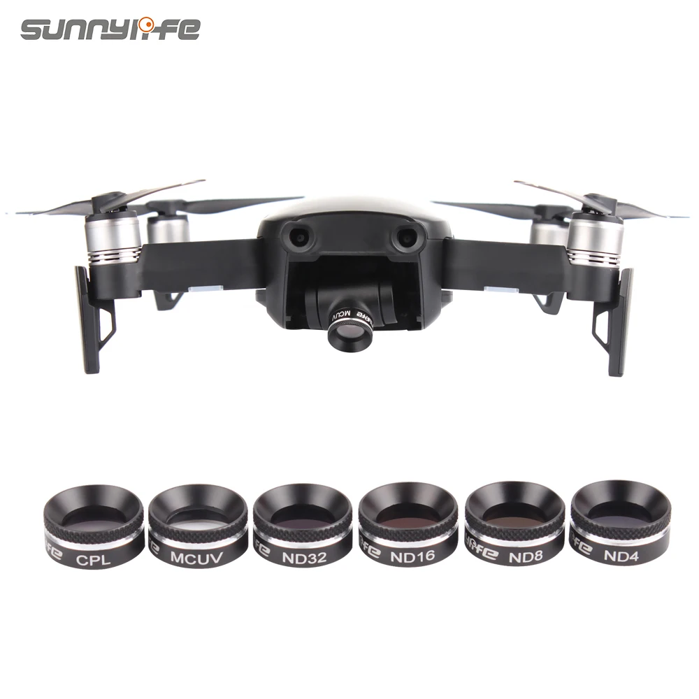 Sunnylife MCUV CPL ND4 ND8 ND16 ND32 фильтр для объектива DJI MAVIC AIR Gimbal Камера защищен от солнца защитное устройство для объектива