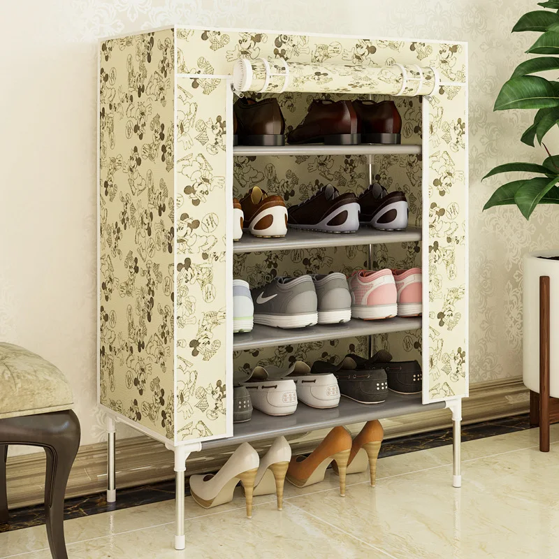 Dustproof Shoe Cabinets Shoes Rack Stand Shelf Shoes Organizer Living Room Bedroom Waterproof Storage Furniture