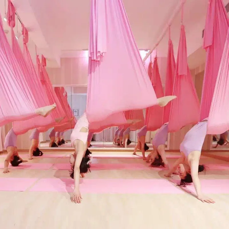 3 meters Aerial Yoga Hammock Swing Latest Multifunction Anti-gravity Yoga belts for yoga training for Women's sporting aerial yoga strap,yoga hammock