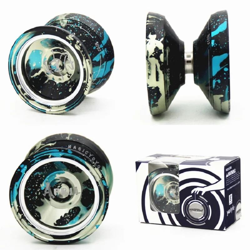 2018 горячая Распродажа MAGICYOYO M002 April йо из нержавеющей стали подшипник фиолетовый
