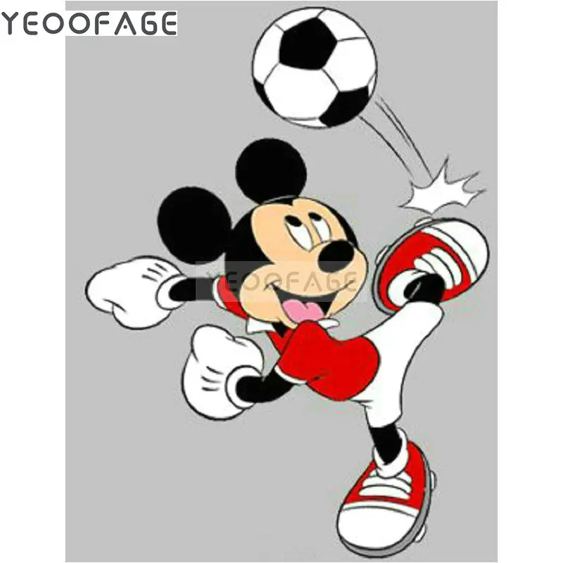 

5D DIY Diamond Painting Cross Stitch Full square diamond Embroidery picture resin drill Mosaic paste art painting Mickey