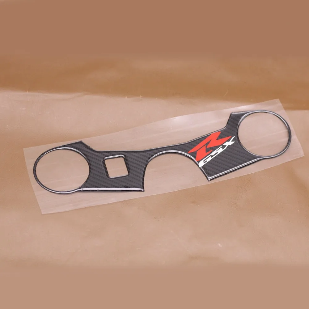 

Motorcycle GSX-R Lowering Triple Tree Front End Upper Top Clamp Carbon Sticker Decal For Suzuki GSXR 1000 GSXR1000 2005 2006 K5