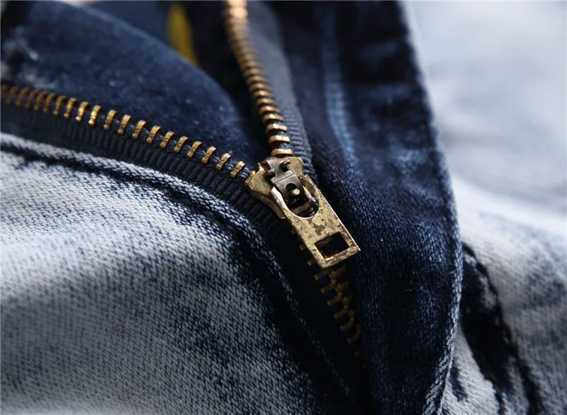 MORUANCLE Модные мужские окрашенные джинсовые брюки Марка NEW FASHION Hi Street Печатные Джинсы-стретч брюки для мужчин Hi уличная одежда большого размера 28-40