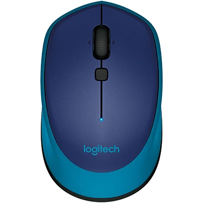 Беспроводная мышь logitech M336, симметричный дизайн, Bluetooth, цветная мышь, 1000 dpi, оптическая, для офиса и дома - Цвет: Blue without package