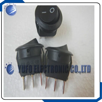 

Free Shipping One Lot 50PCS, 125V-250v ROUND SCREEN ROCKER SWITCH 9CB