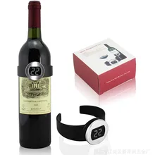 1 шт. электронный ЖК-красный термометр для бутылок цифровой измеритель температуры вина автоматический термометр для вина инструменты ELJ 013