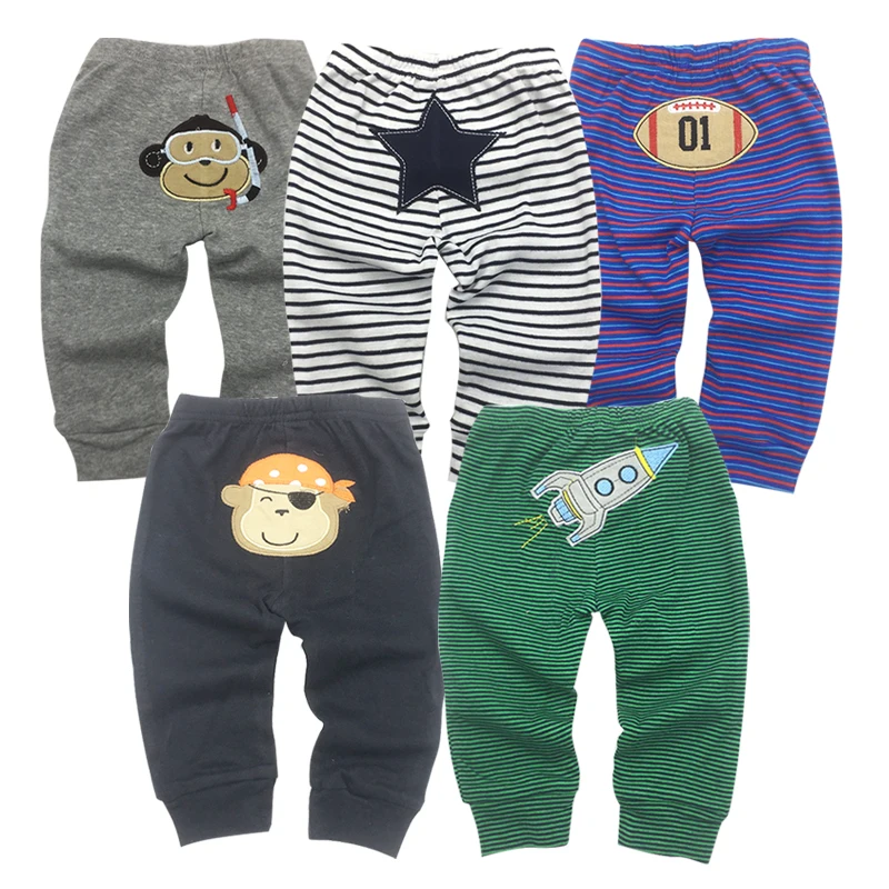 PP/штаны 5 шт./лот, г., модные детские штаны с принтом животных из мультфильмов детская одежда штаны для малышей от 0 до 24 месяцев