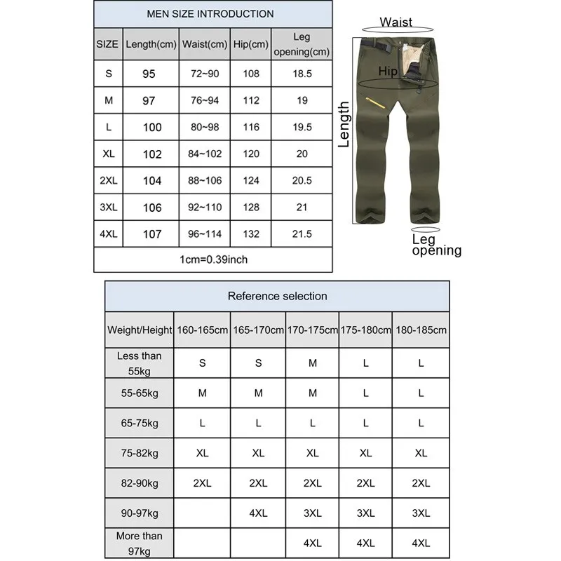 Hombres invierno Fleece 2 unidades Set pantalones de esquí deportes al aire libre senderismo Trekking escalada esquí viento cálido forro extraíble Pantalones