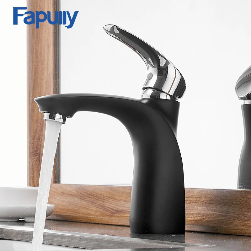 Fapully высокие смесители для раковины элегантный смеситель ванной комнаты с