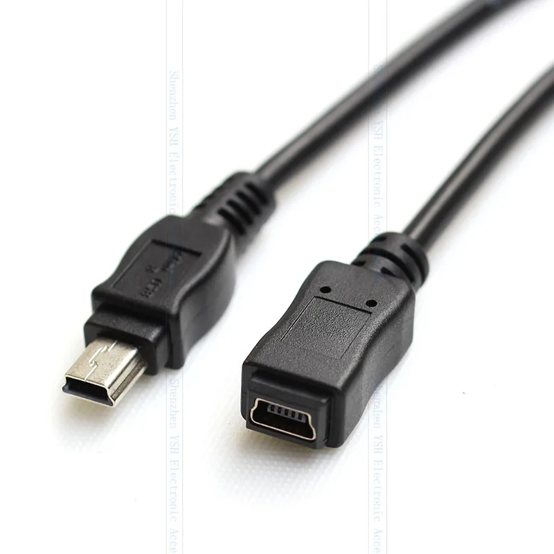 Удлинительный кабель мини usb с 5 контактами Папа мама для синхронизации данных и