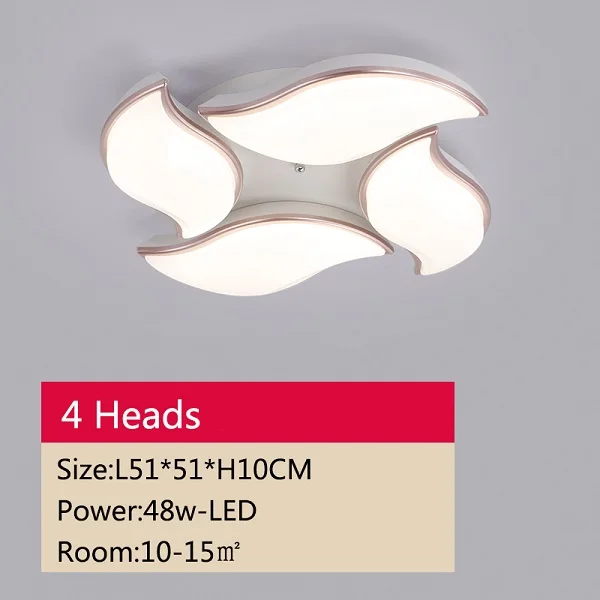 Современная светодиодная люстра lighttis Led Lustre с дистанционным управлением, акриловые лампы для гостиной, столовой, спальни, ресторана, светильники - Цвет абажура: Dia51CM