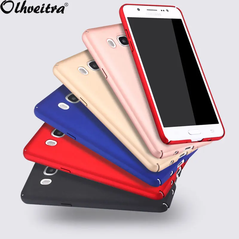 

Original mobile Phone Cover For Samsung Galaxy J5/J7 2016 case Hard PC Back Cover 360 Full Protect cases for Samsung J710 J510