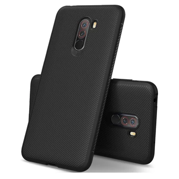 

lenuo Leshen Series for Xiaomi Pocophone F1 Stripe Texture TPU Case for Xiaomi Pocophone F1