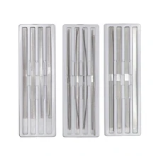 12 шт. Стоматологическая металлическая Полировочная пропилен-каучука прокладки с одной стороны из оксида алюминия с покрытием поверхность для шлифовки(2,5/4/6 мм ширина