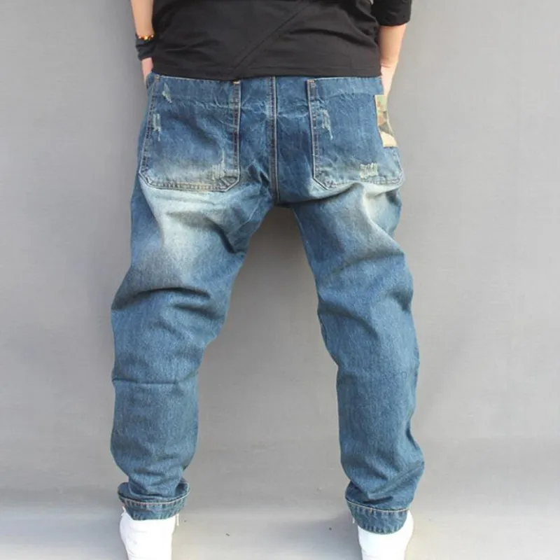 Pakaian Hip Hop Pria Lengan 34 Motif Cetak Longgar Hip Hop Pakaian Hip Hop Pria Lengan 34 Motif Cetak Longgar Hip Hop
