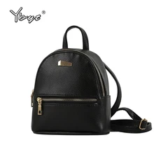 YBYT brand 2017 new small fashion rucksack hotsale women shopping purse ladies joker bookbag travel bag student school backpacks