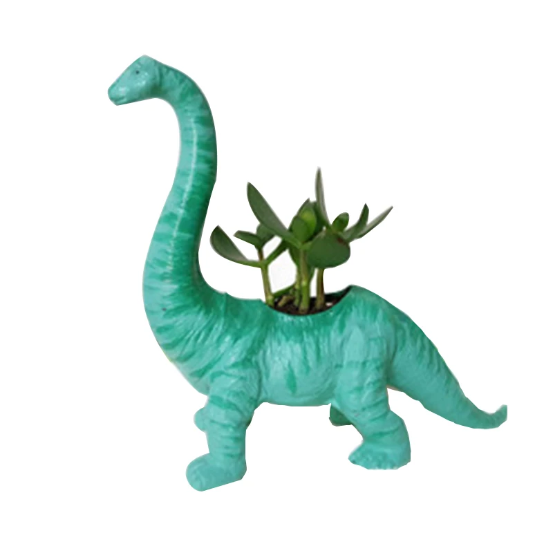 Plastic Dinosaur Animal Flower Pot For Cactus Succulent Plant Pot