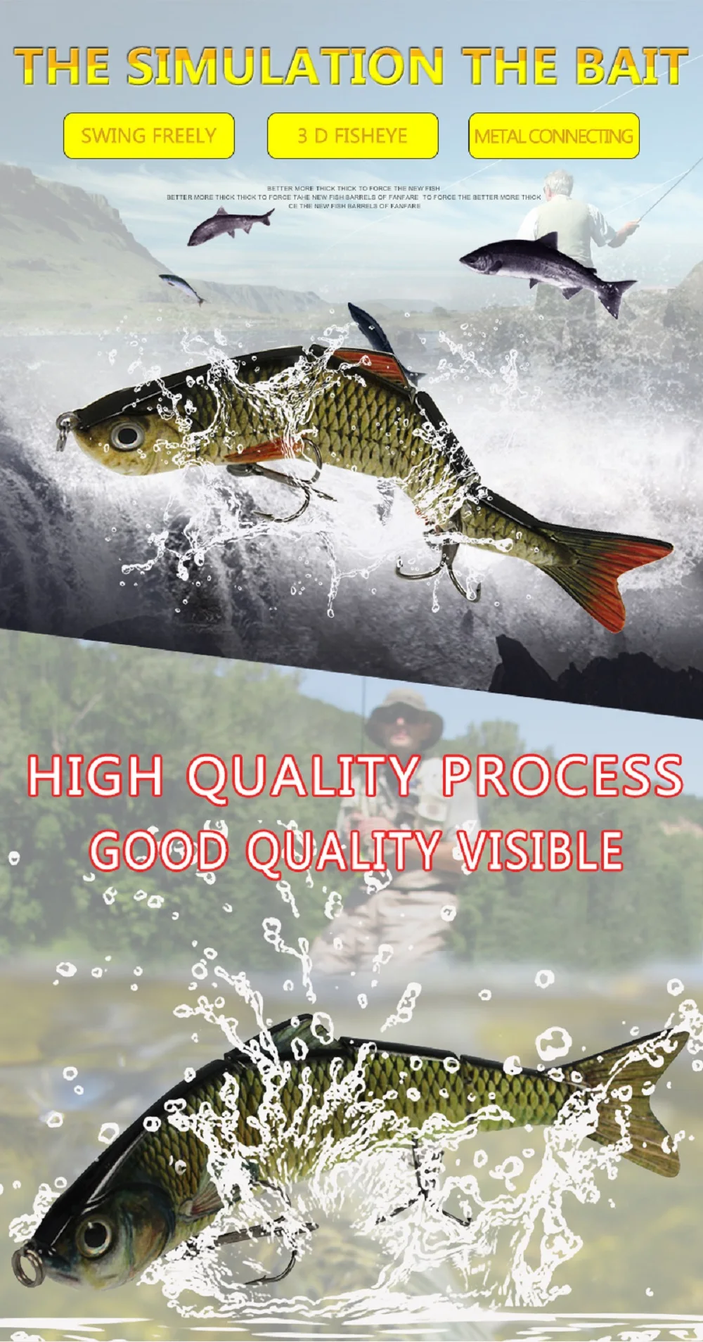 135g Topwater Smart Carp Fishing Lure Big Hard Bait Game Popper Wobblers Esfishing Lures China Jerkbait Tackle Accessories