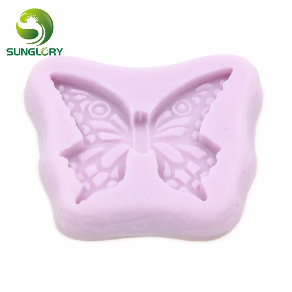 

Butterfly Silicone Mold Fondant Decor Gum Paste 3D Moldes De Silicona Paste Americana Ferramentas Bolo Cake Decorating Tools